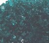 50g 5x4x2mm Transparent Dark Teal Tile Beads